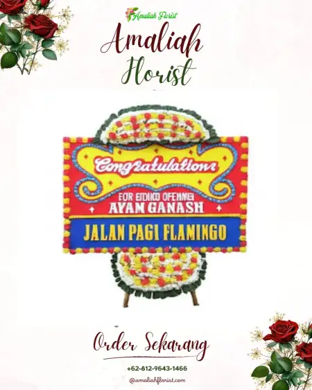 Sewa Papan Bunga Cigedang
